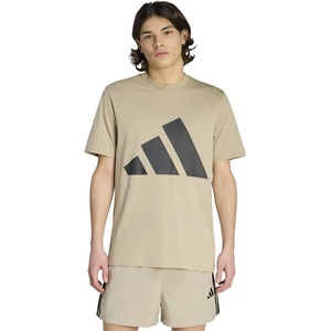adidas Men’s Essentials Big Logo T-Shirt(Wonder Cargo/Black)
