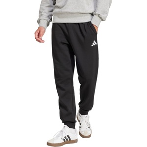 adidas Men’s Essentials FeelCozy Fleece Pants(Black/White)