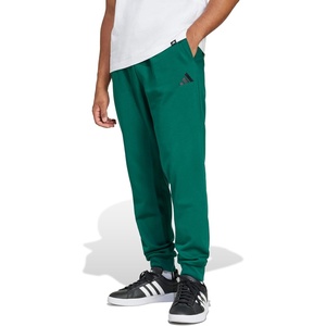 adidas Men’s Essentials FeelCozy Fleece Pants(Collegiate Green/Black)