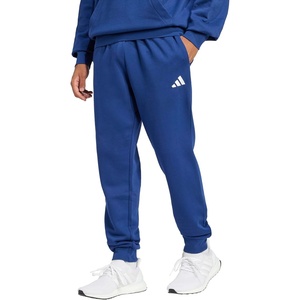adidas Men’s Essentials FeelCozy Fleece Pants(Dark Blue/White)