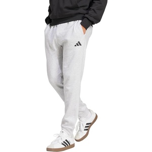 adidas Men’s Essentials FeelCozy Fleece Pants(Light Grey Heather/Black)