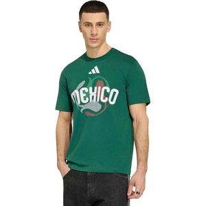 adidas Men’s Mexico World Cup 2026 Apparel(Team Dark Green)