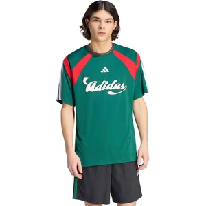 adidas Men’s Mexico World Cup 2026 Apparel(Team Dark Green/Better Scarlet/White)