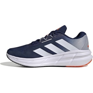 adidas Mens Questar 3 Running Sneakers Shoes – Blue(Dark Blue/White/Impact Orange)