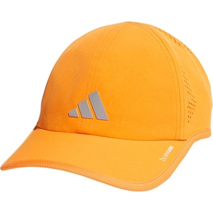 adidas Men’s Superlite Hat – Lightweight Moisture-Wicking Cap for Workout and Training(Pure Orange/Silver Metallic/White/3)
