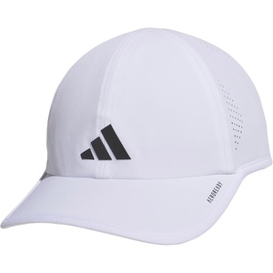adidas Men’s Superlite Hat – Lightweight Moisture-Wicking Cap for Workout and Training(White/Black/3)