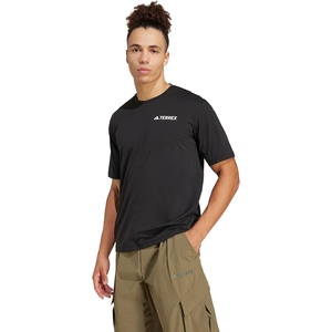 adidas Mens Terrex Multi Climacool Crew Neck Short Sleeve Athletic Casual Tops Casual – Blue(Black)