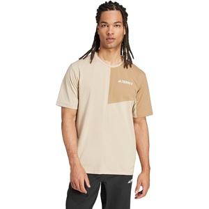 adidas Mens Terrex Multi Climacool Crew Neck Short Sleeve Athletic Casual Tops Casual – Blue(Savannah)