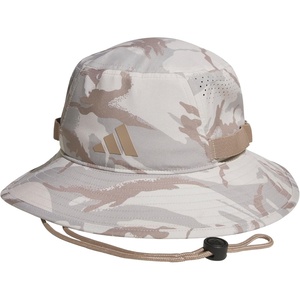 adidas Men’s Victory Bucket Hat – Outdoor Sun Boonie for Hiking and Fishing(Camouflage Crystal Linen/Chalky Brown/Black/5)
