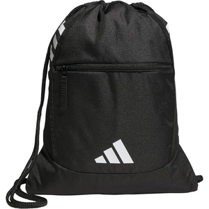 adidas Stadium Sackpack – Drawstring Backpack for Sports, Small Gym Bag, 13L(Black)