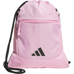 adidas Stadium Sackpack – Drawstring Backpack for Sports, Small Gym Bag, 13L(True Pink/Black)