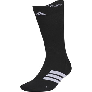 adidas Unisex Adizero Running Socks (1 Pair) Performance & Training(Black/White/Over-the-calf)