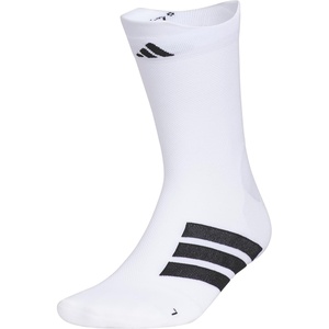 adidas Unisex Adizero Running Socks (1 Pair) Performance & Training(White/Black/Crew)