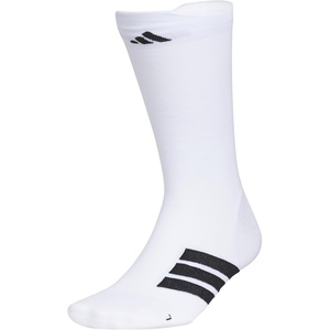 adidas Unisex Adizero Running Socks (1 Pair) Performance & Training(White/Black/Over-the-calf)