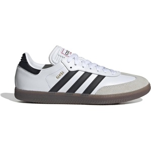 adidas Unisex Adult Samba Indoor Shoe(White/Black/Vivid Red)