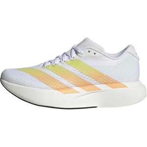 adidas Women’s Adizero Pacer Running Shoe(White/Yellow Tint/Ice Tangerine)