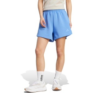 adidas Women’s All Szn Soft Lux Loose Shorts(Blue Fusion)