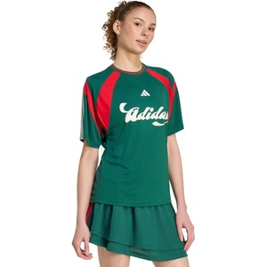 adidas Women’s Mexico World Cup 2026 Apparel(Team Dark Green/Better Scarlet/White)