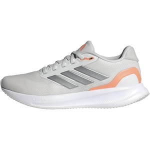 adidas Women’s Run Falcon 5 Running Shoes(Crystal White/Iron Metallic/Beam Orange)
