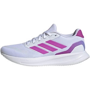 adidas Women’s Run Falcon 5 Running Shoes(Ftwr White Purple Burst Semi Blue Burst)