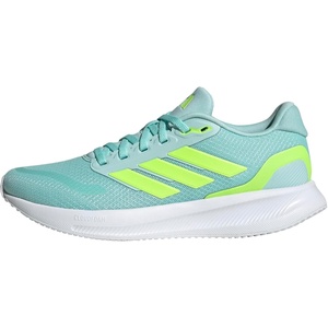 adidas Women’s Run Falcon 5 Running Shoes(Semi Flash Aqua/Lucid Lemon/Black)