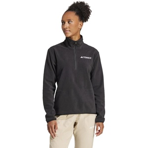 adidas Women’s Terrex Multi Essentials Half-zip Fleece Hiking Jacket(Black)