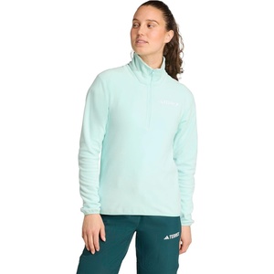 adidas Women’s Terrex Multi Essentials Half-zip Fleece Hiking Jacket(Semi Flash Aqua)