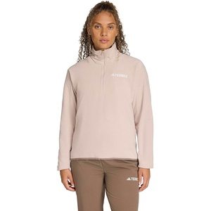 adidas Women’s Terrex Multi Essentials Half-zip Fleece Hiking Jacket(Wonder Taupe)