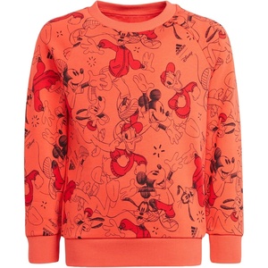 adidas unisex-child Disney Mickey Mouse Sweatshirt(Bright Red/Better Scarlet/Black)