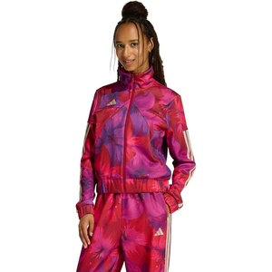 adidas womens Farm Rio Tiro Track Top(Bahia Magenta/Maroon/Crystal Linen)
