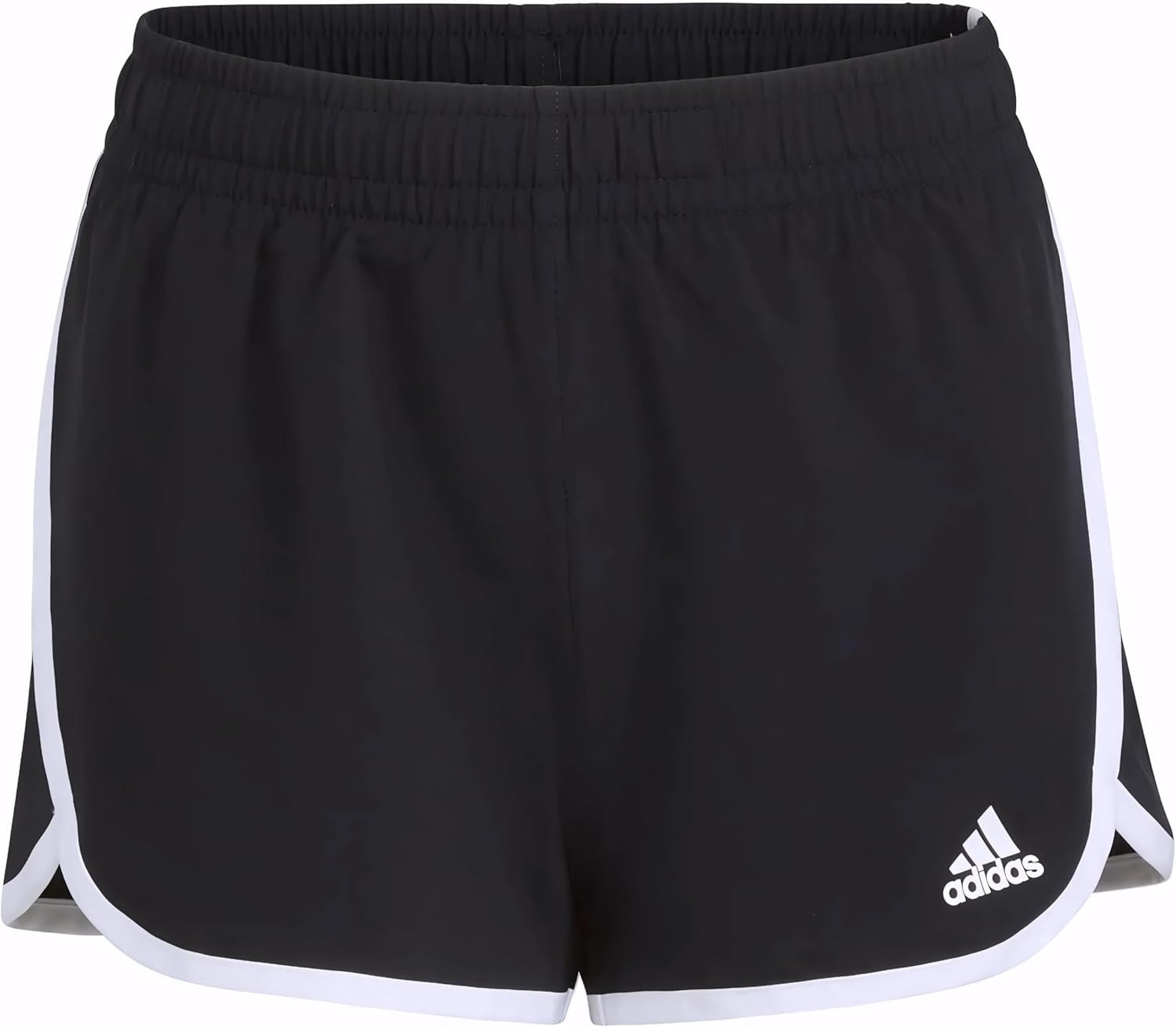 image:imageAdidas Girls Elastic Waistband Retro Woven Gym ShortsBlack Ah4394
