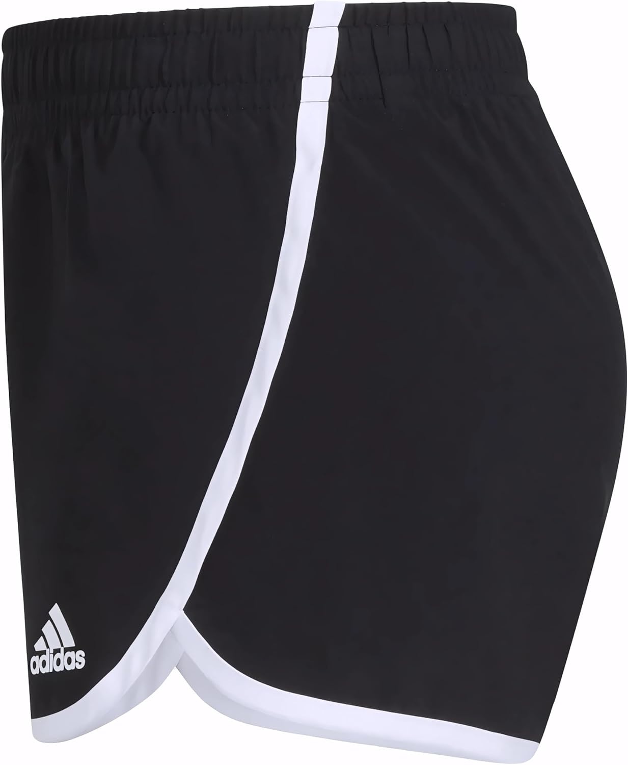 image:imageAdidas Girls Elastic Waistband Retro Woven Gym ShortsBlack Ah4394