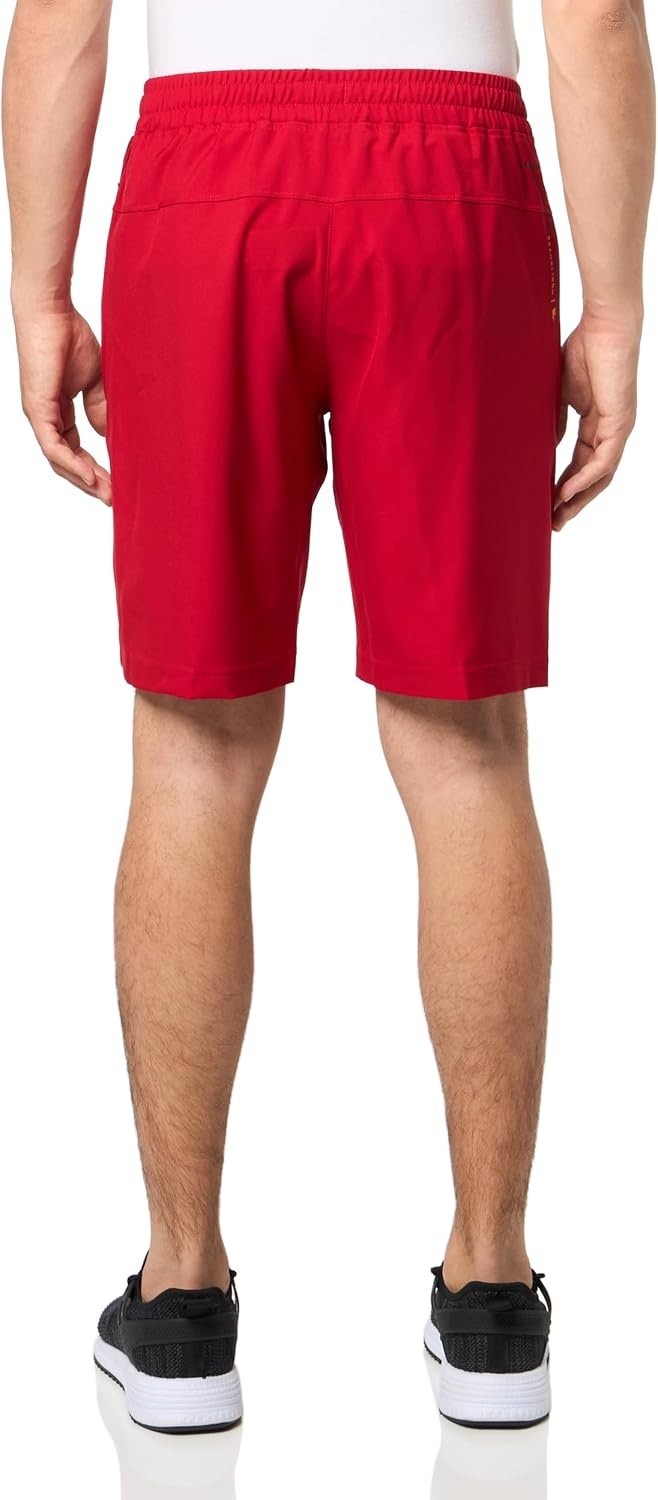 image:imageAdidas Mens NCAA Designed for Training Team Graphic Woven ShortsTeam Power RedTeam Collegiate GoldGrambling State University