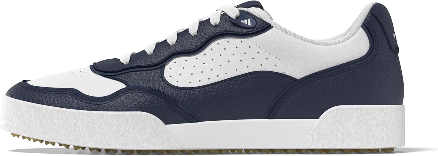image:imageAdidas Mens Retrocross 25 Spikeless Golf ShoesFootwear WhiteCollegiate NavyGum 4
