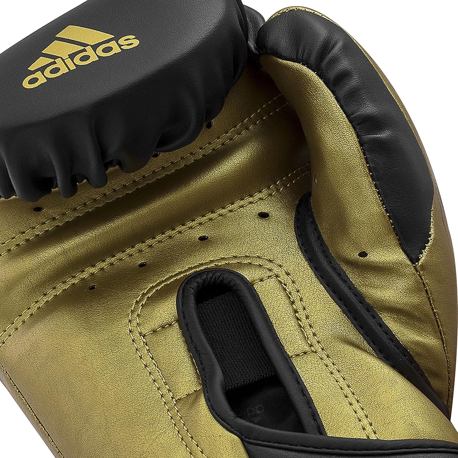 image:imageAdidas Tilt 350 PRO Training Gloves Hook amp Loop with new Tilt Technology for Men Women Unisex Sustainable Vegan Leather Boxing Kickboxing MMA Training GlovesBlackGold Met