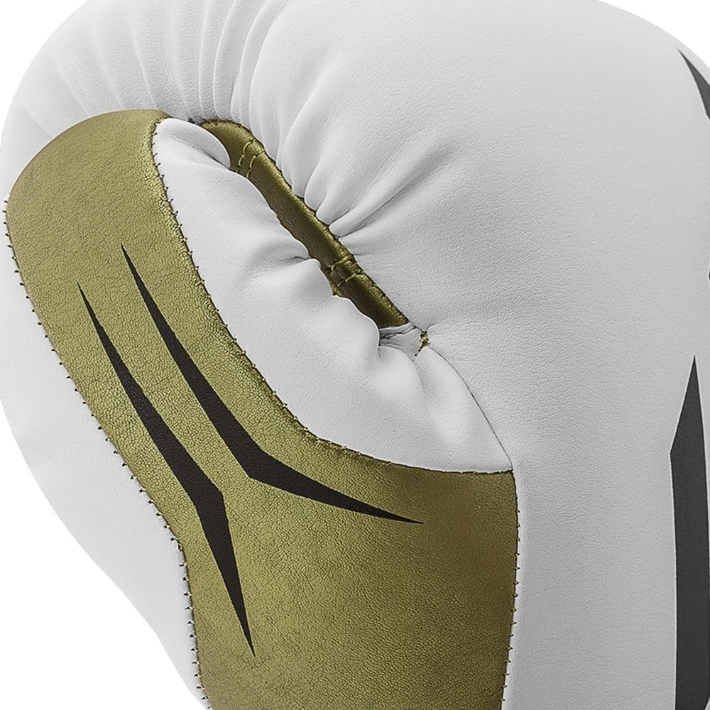 image:imageAdidas Tilt 350 PRO Training Gloves Hook amp Loop with new Tilt Technology for Men Women Unisex Sustainable Vegan Leather Boxing Kickboxing MMA Training GlovesWhiteGold Met