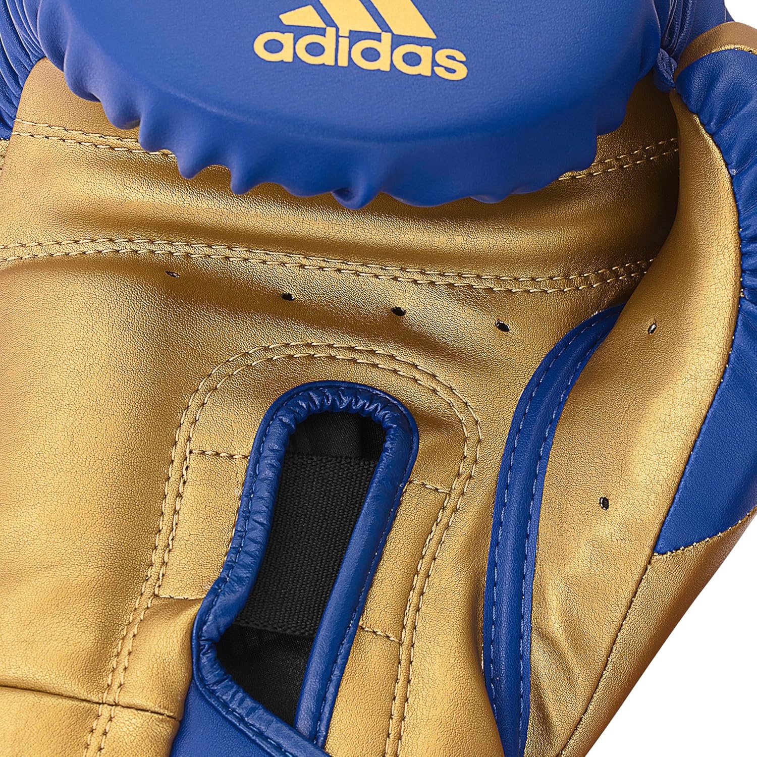 image:imageAdidas Tilt 350 PRO Training Gloves Hook amp Loop with new Tilt Technology for Men Women Unisex Sustainable Vegan Leather Boxing Kickboxing MMA Training GlovesBlue Metallic Gold