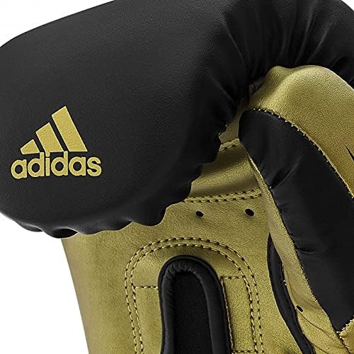 image:imageAdidas Tilt 350 PRO Training Gloves Hook amp Loop with new Tilt Technology for Men Women Unisex Sustainable Vegan Leather Boxing Kickboxing MMA Training GlovesBlackGold Met