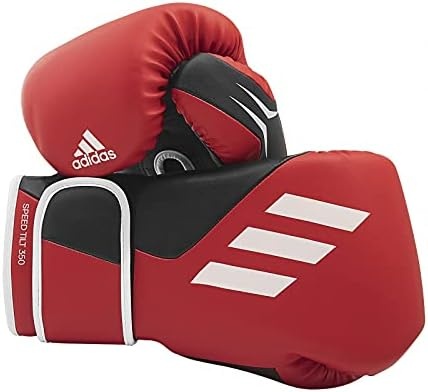 image:imageAdidas Tilt 350 PRO Training Gloves Hook amp Loop with new Tilt Technology for Men Women Unisex Sustainable Vegan Leather Boxing Kickboxing MMA Training GlovesActive RedBlack