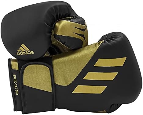 image:imageAdidas Tilt 350 PRO Training Gloves Hook amp Loop with new Tilt Technology for Men Women Unisex Sustainable Vegan Leather Boxing Kickboxing MMA Training GlovesBlackGold Met