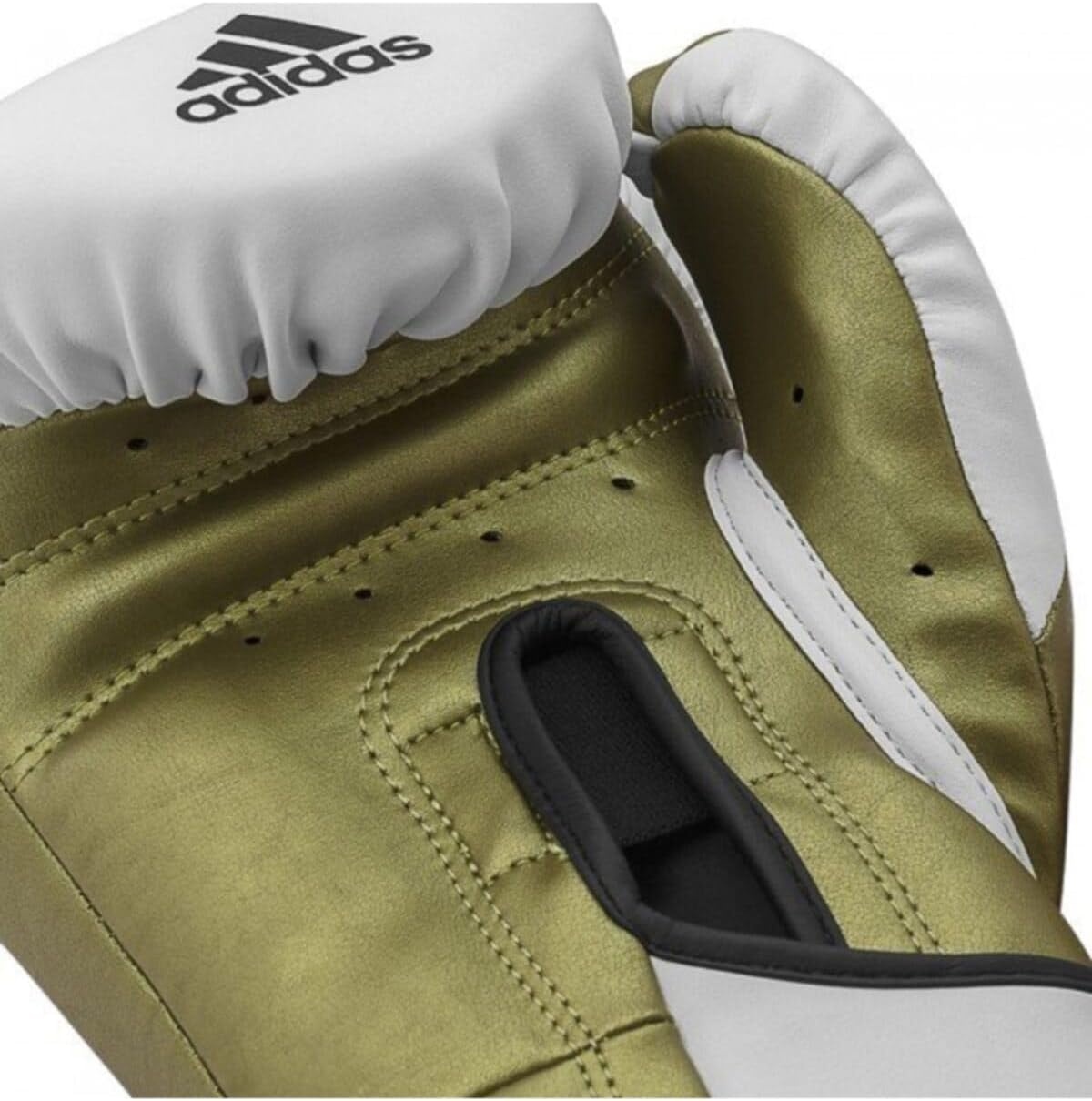 image:imageAdidas Tilt 350 PRO Training Gloves Hook amp Loop with new Tilt Technology for Men Women Unisex Sustainable Vegan Leather Boxing Kickboxing MMA Training GlovesWhiteGold Met