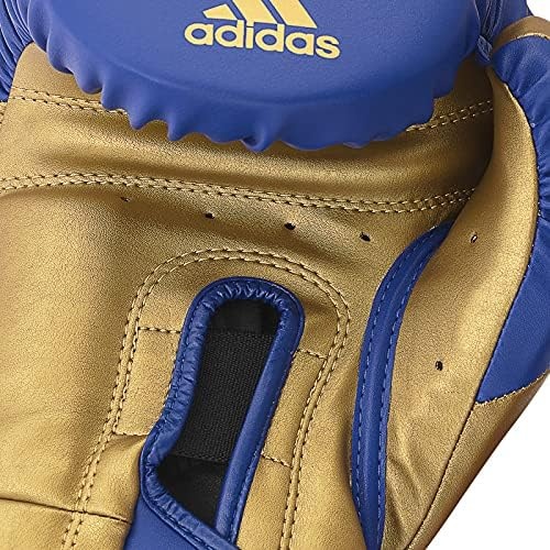 image:imageAdidas Tilt 350 PRO Training Gloves Hook amp Loop with new Tilt Technology for Men Women Unisex Sustainable Vegan Leather Boxing Kickboxing MMA Training GlovesBlue Metallic Gold