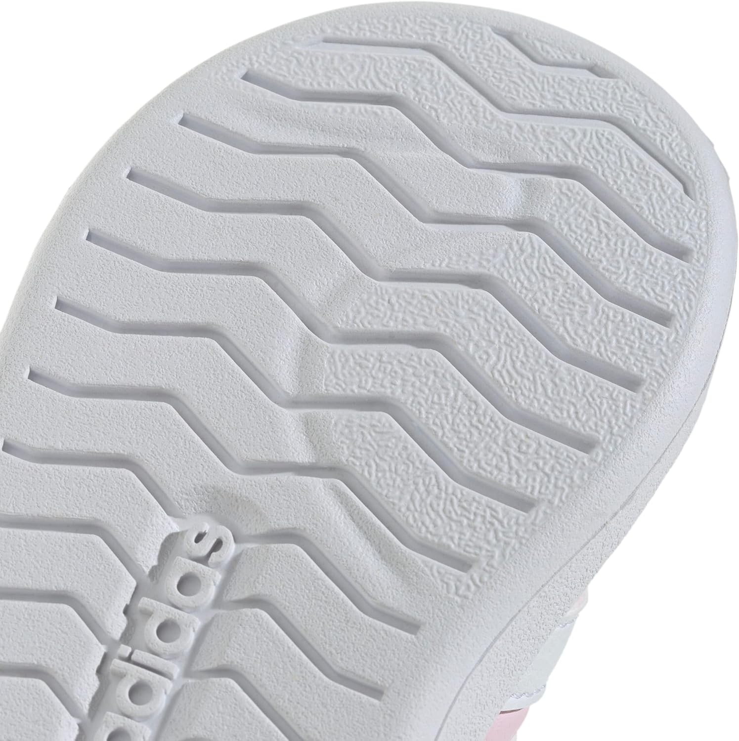 image:imageAdidas UnisexChild Streettalk Elastic Lace amp StrapClear PinkWhiteGrey
