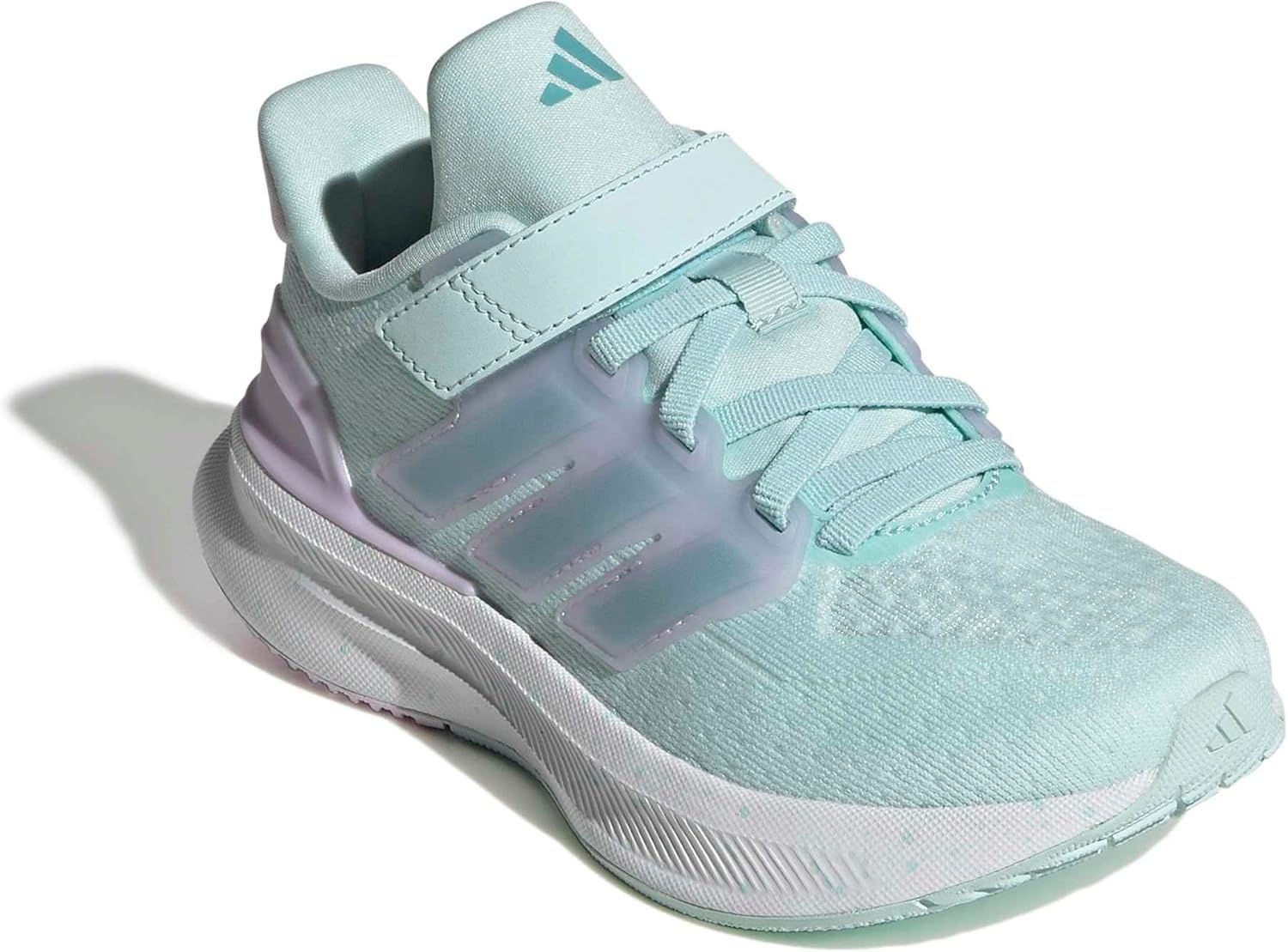 image:imageAdidas UnisexChild Ultrarun 5 Elastic Lace amp StrapHalo MintMint TonIce Lavender