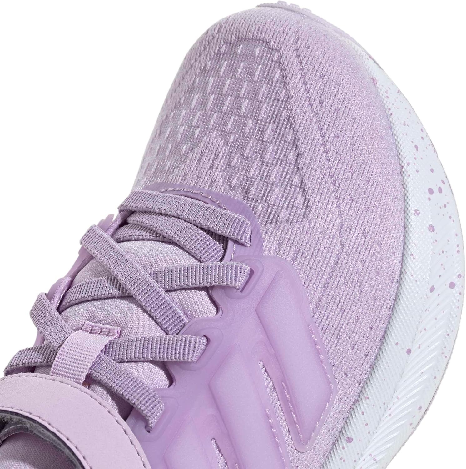 image:imageAdidas UnisexChild Ultrarun 5 Elastic Lace amp StrapIce LavenderWhiteClear Sky