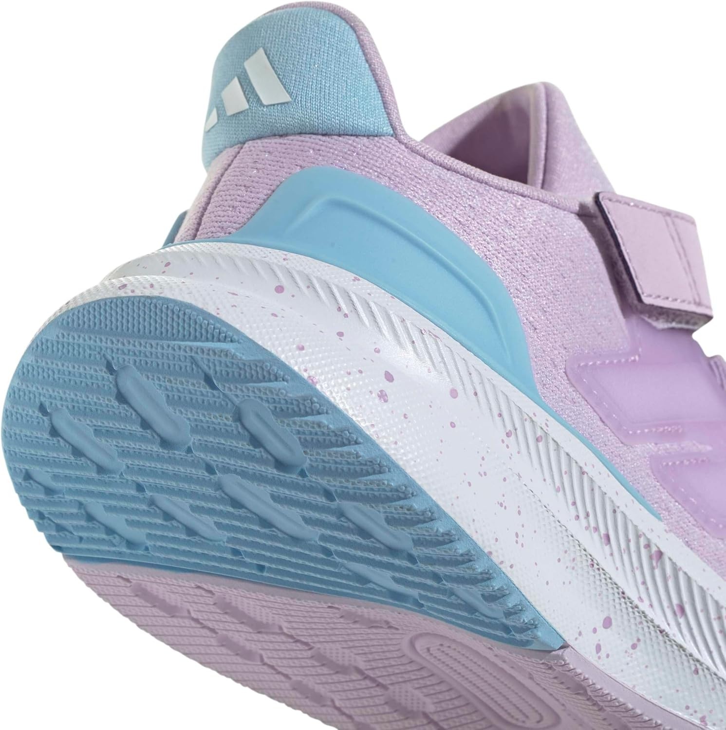 image:imageAdidas UnisexChild Ultrarun 5 Elastic Lace amp StrapIce LavenderWhiteClear Sky