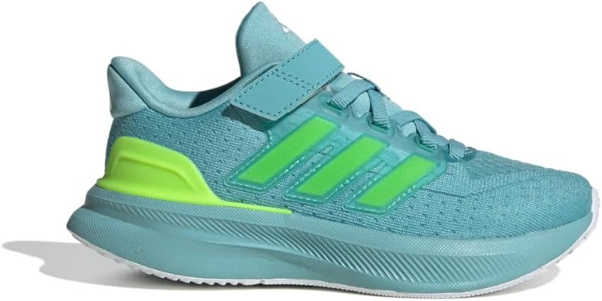 image:imageAdidas UnisexChild Ultrarun 5 Elastic Lace amp StrapMint TonLucid LemonWhite