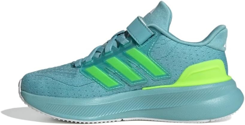 image:imageAdidas UnisexChild Ultrarun 5 Elastic Lace amp StrapMint TonLucid LemonWhite