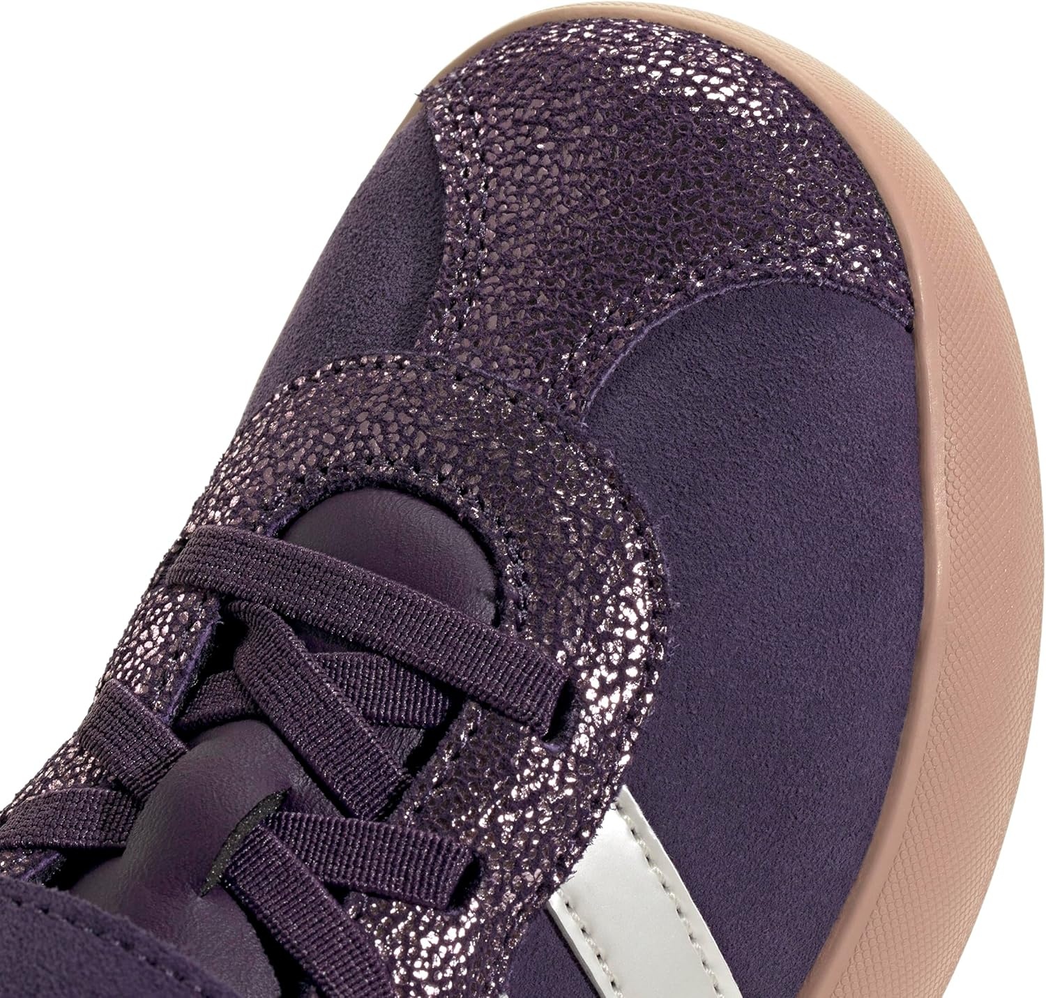 image:imageAdidas UnisexChild Vl Court BoldAurora PlumZero MetallicPink Gum