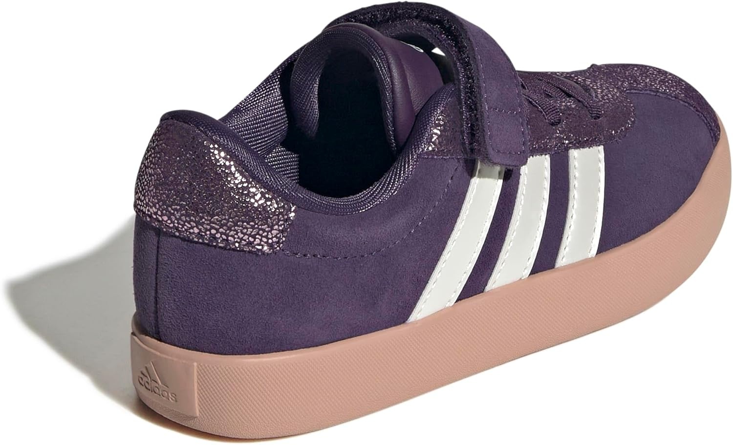 image:imageAdidas UnisexChild Vl Court BoldAurora PlumZero MetallicPink Gum